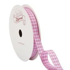 Pink Gingham Ribbon Checkered Plaid Ribbon - 3/8 Inch x 10 Yards - Ideal for ...