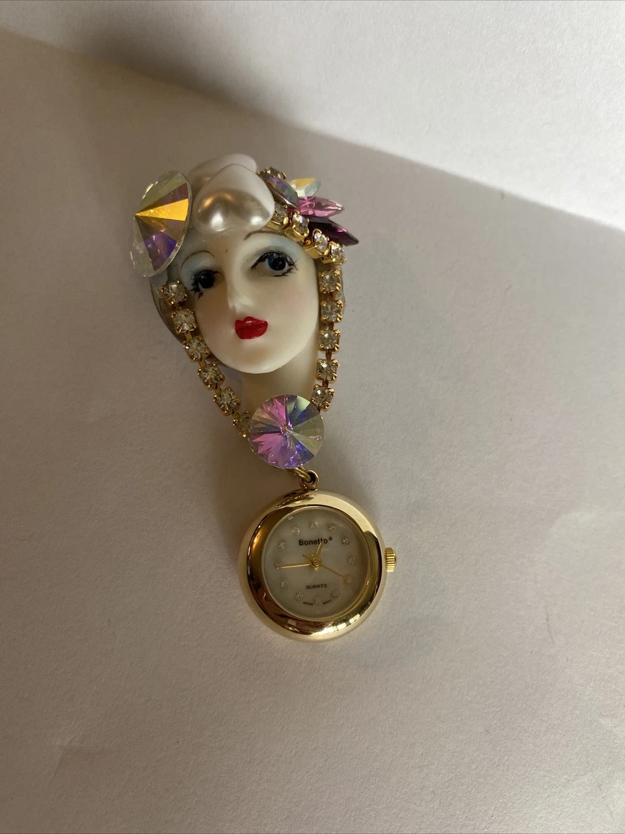 Vintage Bonetto Bisque‎ Girl Quartz Watch Bracelet Bonetto Quartz Watch - Etsy main image 4