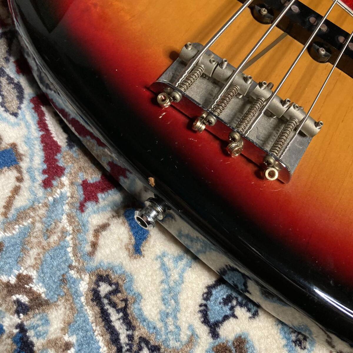 Electric Bass Guitar Fender Japan 90's Sunburst Jass Bass