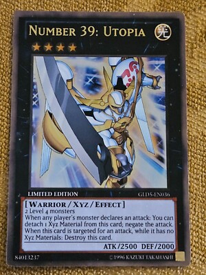Yugioh Number 39: Utopia GLD5-EN036 Limited Edition | eBay