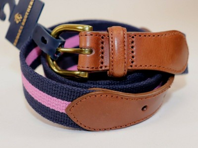 brooks brothers mens canvas belts