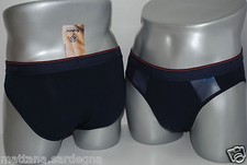 SLIP SGAMBATO MISTO BLU OTTO CAPI INTIMO UOMO SEXY MUTANDA VITA BASSA TAGLIA XL