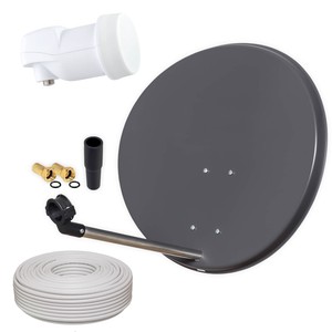 Digitale-Sat-Anlage-Skymaster-Spiegel-Antenne-Single-60cm-LNB-0-1dB-Full-3D-HDTV