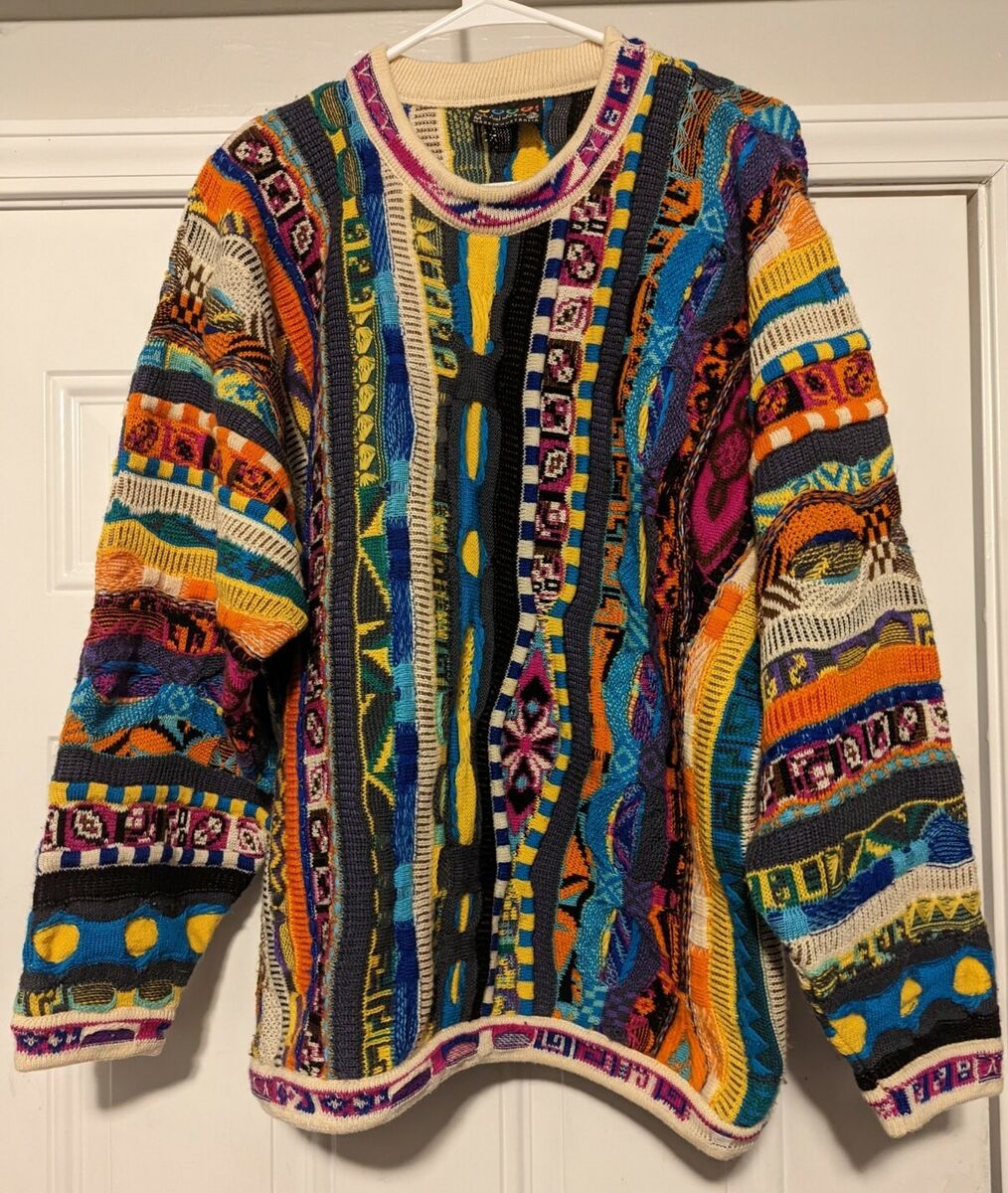 Vintage COOGI 100% Pure New Wool Medium Sweater Made in Vintage COOGI 100% Pure New Wool Medium Sweater Made in