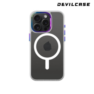 Original DEVILCASE Guardian Mag Phone Case (Titanium) for iPhone 15 Pro Max 6.7''