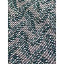 Vintage Tapestry Upholstery Fabric 132x54" Leaf Trellis Brocade Green Tan 