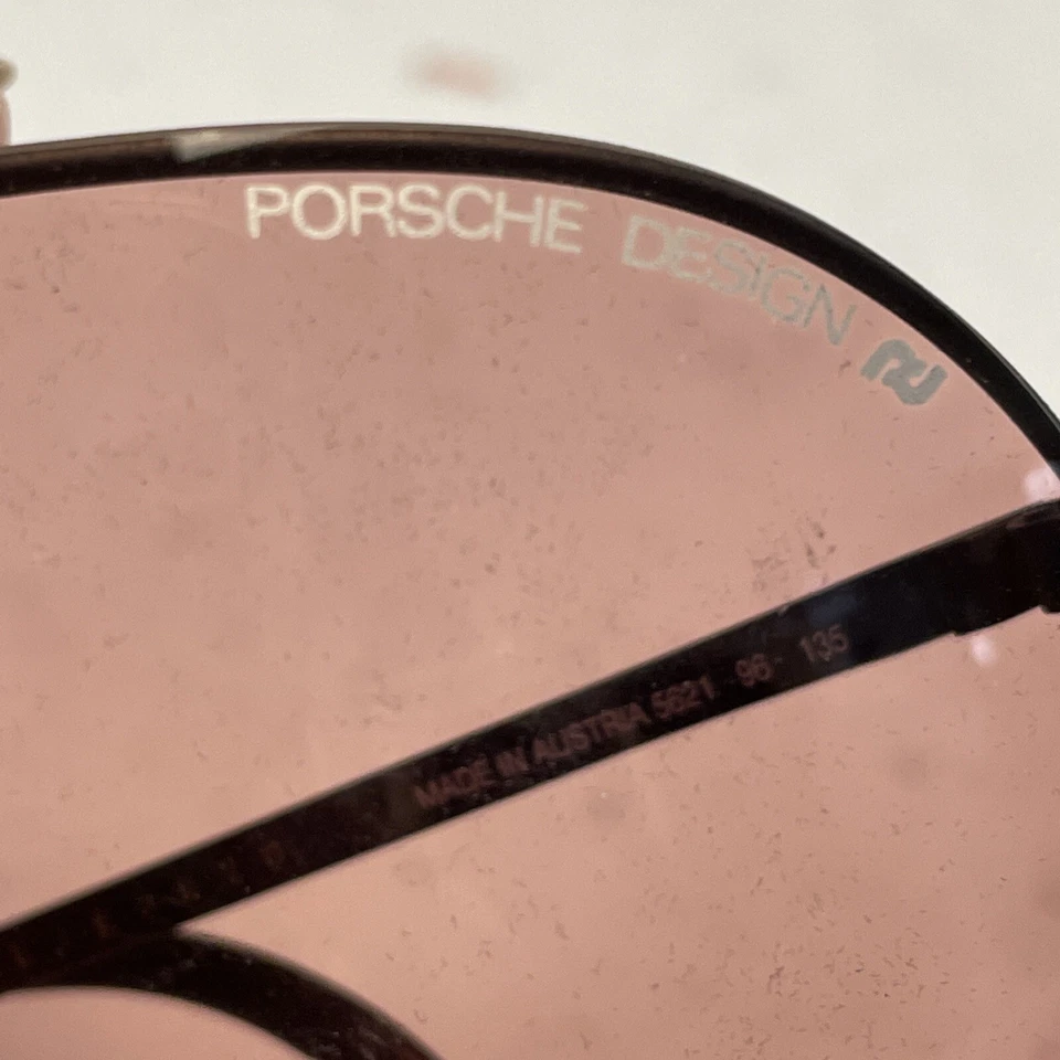 Очки солнцезащитные Porsche Design Carrera ВИНТАЖНЫЕ, черная оправа, дополнительные линзы и чехол 5621 - Изображение 4 из 4