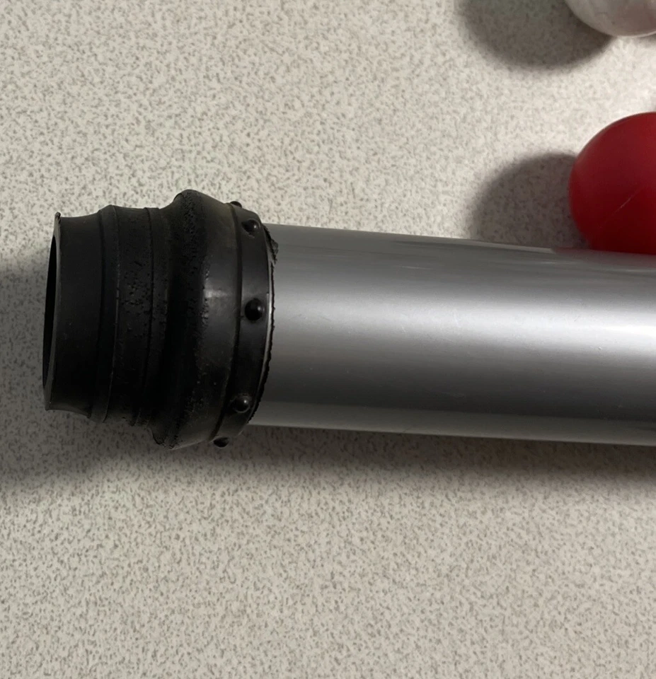 VTG ACK ACK BURP Toy Ping Pong w/Original Balls Gun Pump Action Blaster 50 / 60s - Image 3 of 4