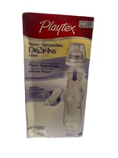 Playtex Drop-Ins Liners, 8-10 Oz. 100 Count NEW- Box Shows Signs Of Wear