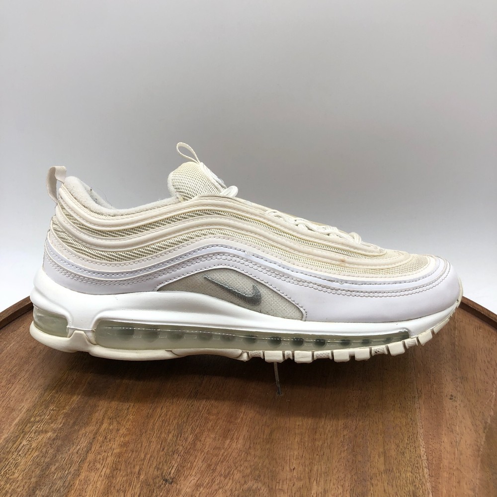 Nike Air Max 97 Triple White Mens Sneakers Size 8 921826-101
