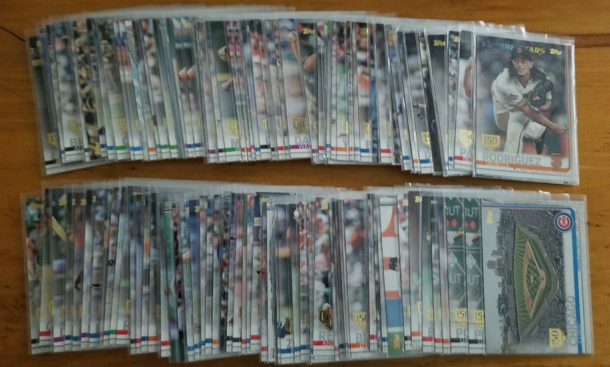 2019 Topps Series 2 (#351-700) 150th Anniversary gold stamp pick fill your set