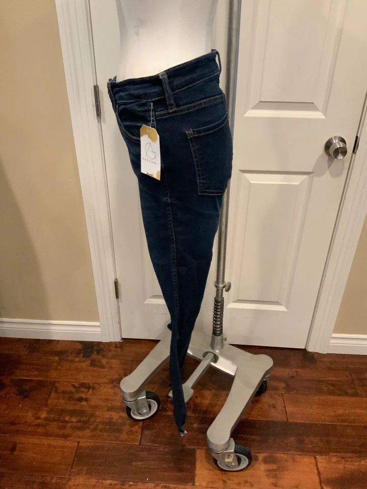 KUT From The Kloth Dark Wash "Connie Fab Ab Ankle Skinny" Blue Jeans, Sz 4 - Image 3 of 4