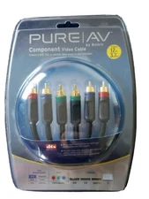 Pure AV Component Video Cable Kit by Belkin Brand New 12ft DVD VCR Satellite- TV