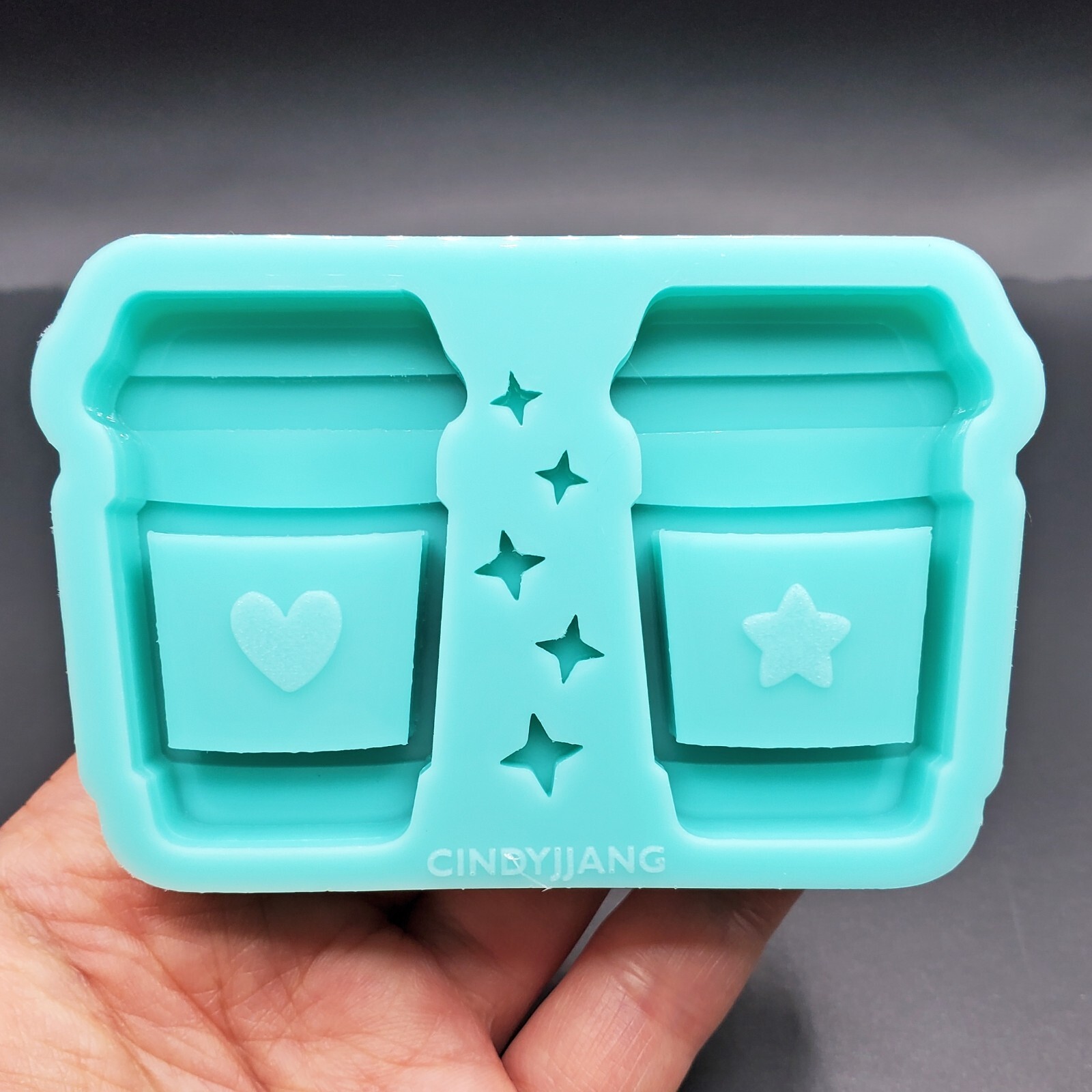 Togo Cup Shaker Silicone Resin Mold Epoxy UV Casting Craft Keychain