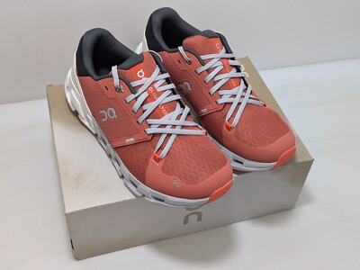 On Men's Cloudflyer 4 Running Shoes Ginger & White Pre-Owned