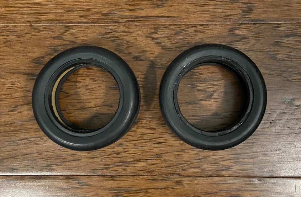 Team Losi A-7204 P Front Buggy Tires Ribbed Xtra-Wide Body Vintage RC New NOS - Image 2 of 3