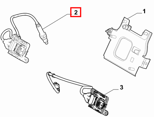 TRASMETTITORE SENSORE SONDA LAMBDA ORIGINALE FIAT DUCATO (250) 2.3 D 46335939 - Imagen 6 de 8