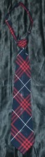 Clasp Tie Kids Boys Size 14/20 School Uniform French Toast Red Checkered