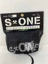 S1 Wrist Guards - Black/White Large L New