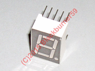 1, 2, 4 Stck. LED-Display 1Digit 7Segment 0,56'' 10pin Common Anode BLAU