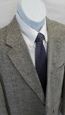 BERT PULITZER 100 SILK BLAZER Men's 42L Sport Coat Jacket Blazer Gray Vented