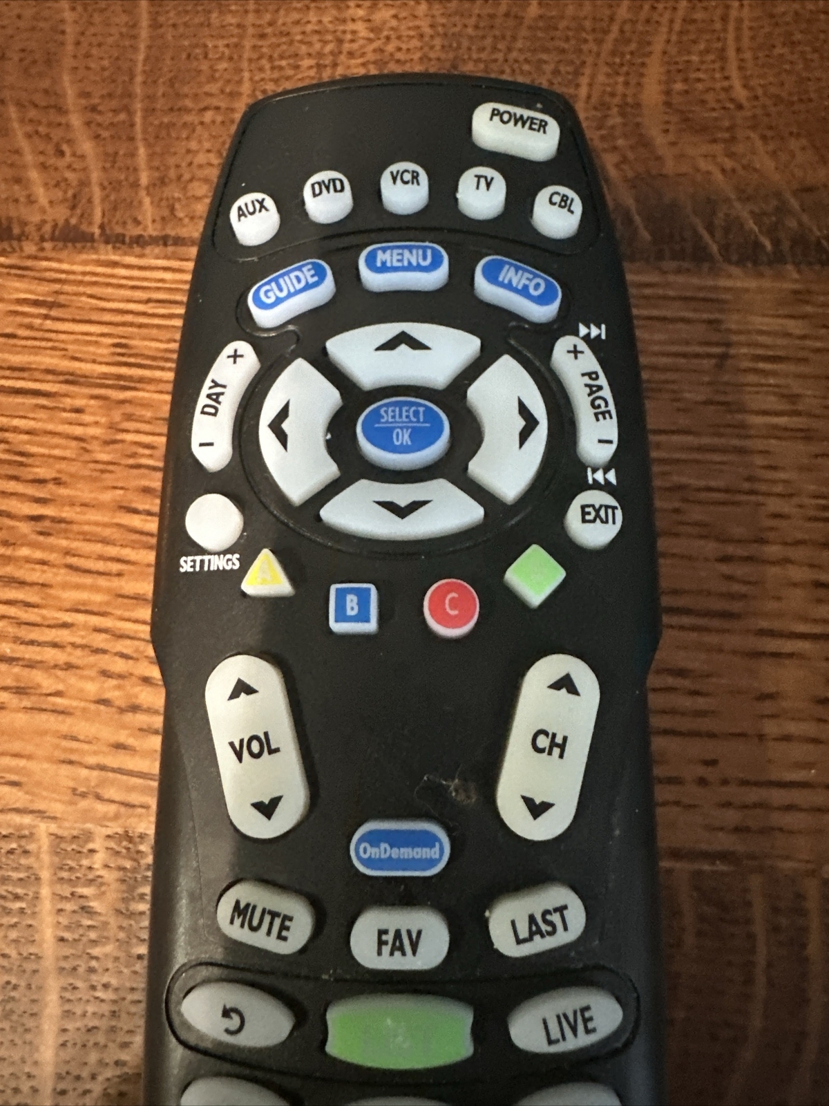 Time Warner Charter RC122 RC1226001/04B TWC TV Spectrum Remote Control ...