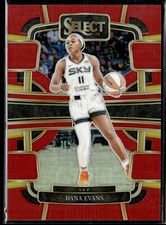 2024 Panini Select Red Prizms WNBA - Concourse #73 Dana Evans /149