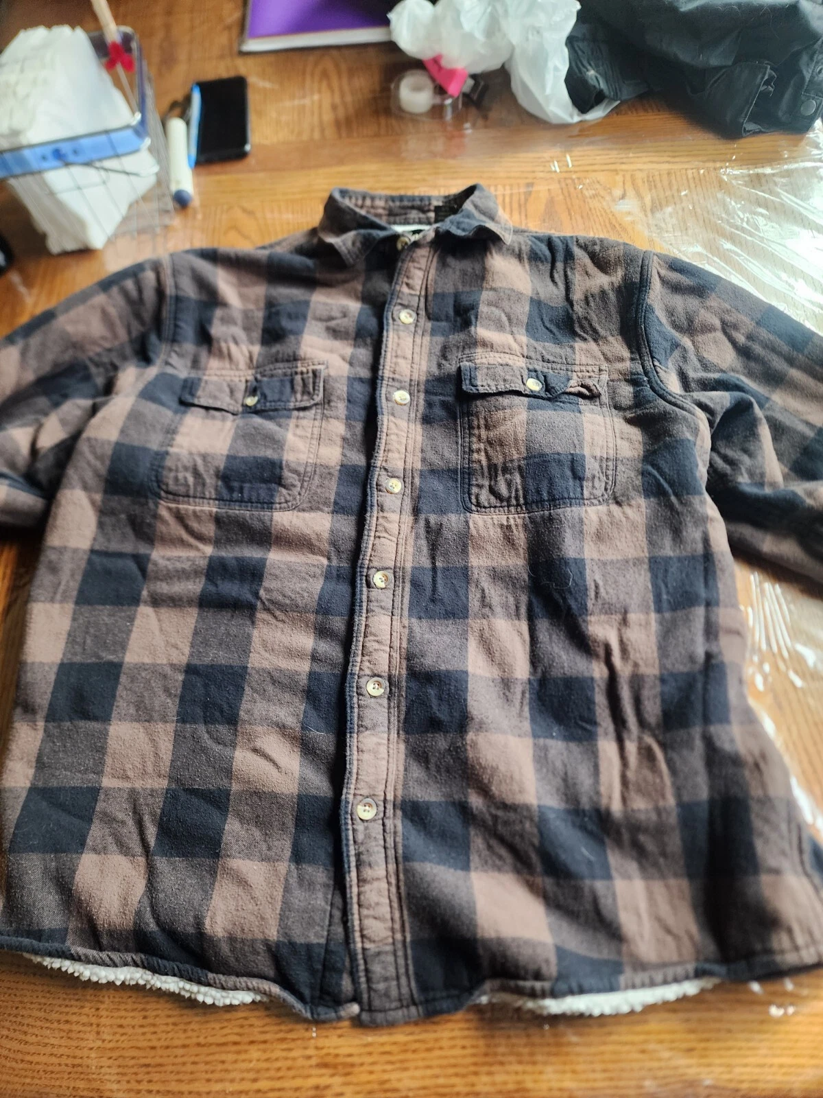 Red Head Brand shirt mens Large flannel heavy weight outdoor plaid workwear
Opens in a new window or