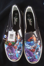 DC Comics El Guasón y Harley Quinn Besándose Zapatos sin Cordones Batman 11/12