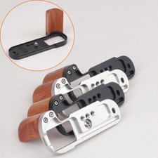 Wooden Handle Bracket for FUJIFILM XT50 Camera Quick Release L-Shape Mount Plate