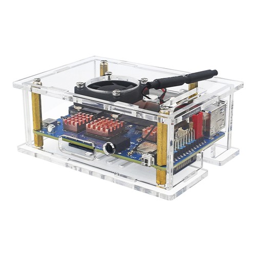 Orange Pi RV2 Development Board Acrylic Shell Heat Dissipation Transparent BoxU1 - Afbeelding 9 van 18