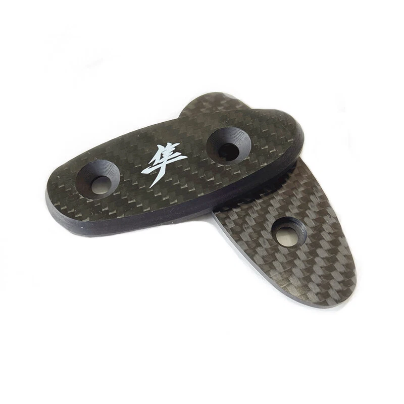 Mirror Block Off Plates for 1999-2020 Suzuki Hayabusa Performance Carbon Fiber - Image 3 of 3