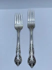 International Sterling Silver Fork Bundle 2pcs 101.2g