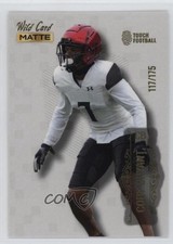 2022 Wild Card MATTE Touch Football White Squares /175 Coby Bryant Rookie RC 0q3. rookie card picture