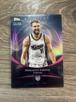 2025 Topps Midnight #38 Domantas Sabonis Twilight /99 Kings