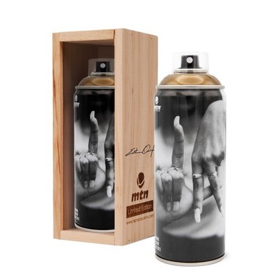 Estevan Oriol x MTN Limited Edition Gold Spray Paint Can Montana Colors 