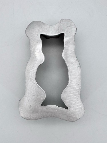 Juego de 2 cortadores de galletas de acero inoxidable - moldes diseño de conejo y oso - Imagen 9 de 14