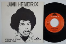 JIMI HENDRIX Johnny B Goode STUNNING COND rare Norway 45 norwegian LISTEN!