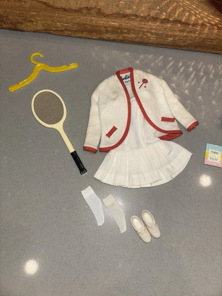 Barbie Ken 1962 Time for Tennis #790 & Tennis Anyone #0941 OUTFITS Japón de colección Foto 2 de 4
