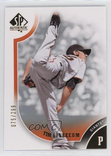 Tim Lincecum #55 2009 SP Authentic card
