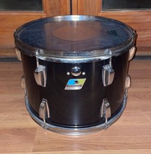 Tamburo Tom Vintage Ludwig 14" Nero Massiccio Vistalite!