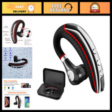 Wireless Bluetooth Headset V5.0 - Lightweight Sweatproof Earpiece with Mic for O