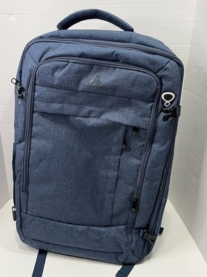 AREYTECO Travel Backpack 50L Expandable Extra Large Laptop Backpack Carry On Blu