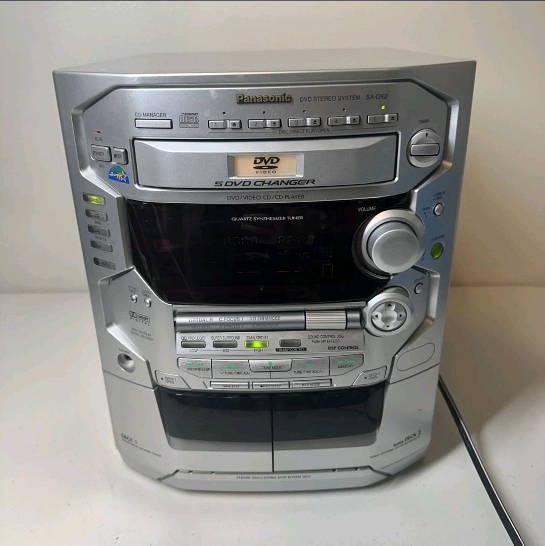 5 Dvd/cd/2 Cassette/am/fm Testedyes