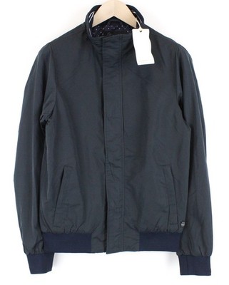 SCOTCH & SODA Ams Couture Men Jacket S Navy Casual Long Sleeved Zipped Lined *