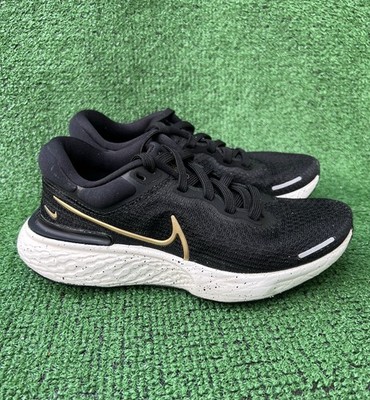 Nike ZoomX Invincible Run Flyknit Running Shoes Women s Size 6.5 Black Used