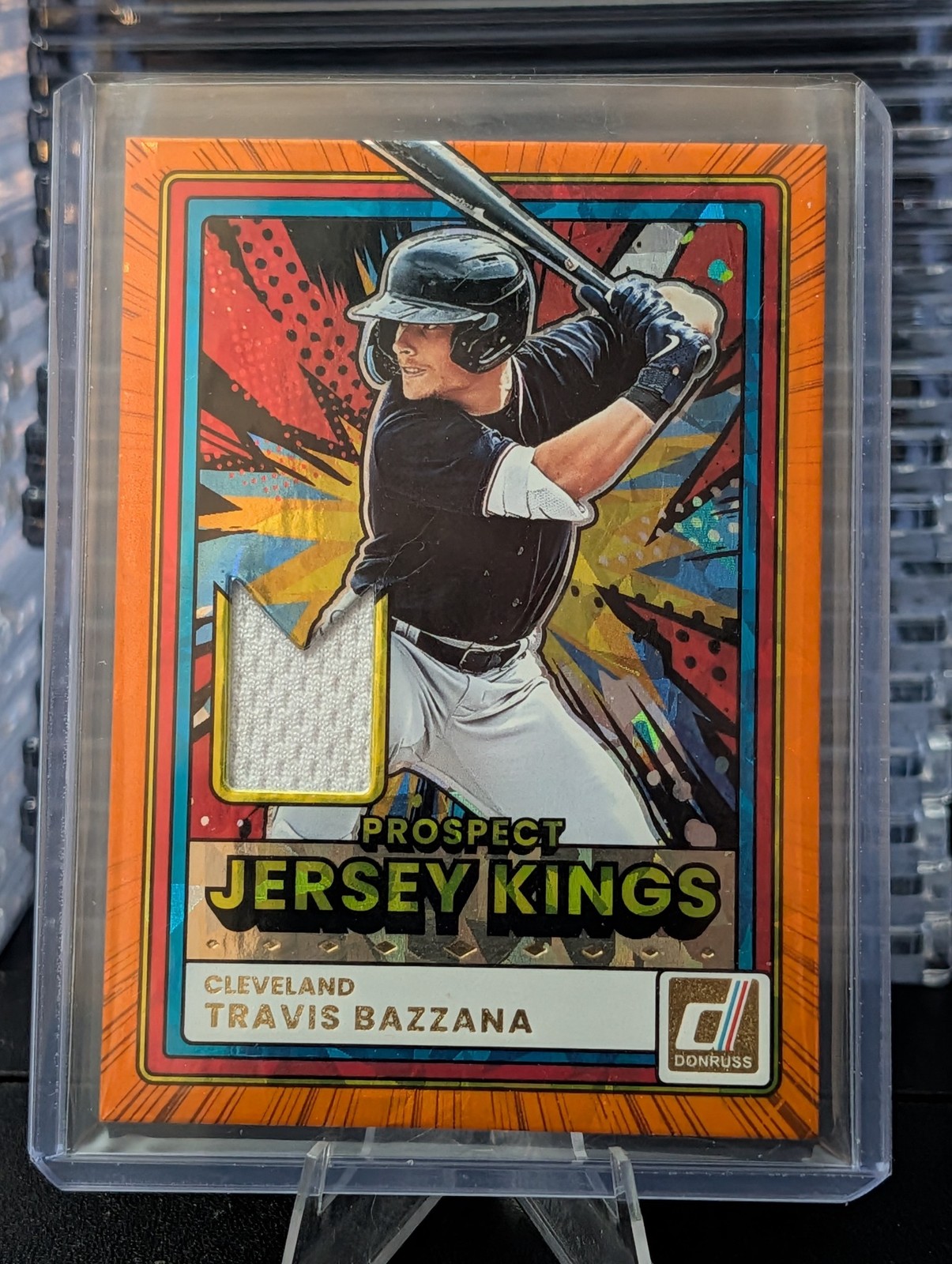 2026 Donruss #PJK-TB Travis Bazzana Prospect Jersey Kings Orange Ice