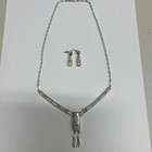Lucie Zuni Sterling And Opal Inlay Drop Earrings and necklace set — photo 3