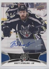 2016-17 Upper Deck AHL Auto Brett Sterling #48 Auto z6b