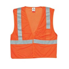 Kishigo 5XL Class 2 High Visibility Vest, Orange 1084-5X Kishigo 1084-5X 5XL